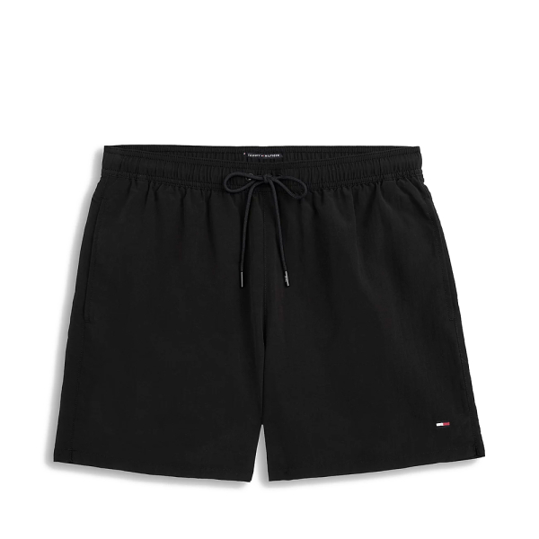 Tommy Hilfiger Vtements de bain Noir - Maillot de bain mi-long avec logo brod - XL - Ref 45 €
