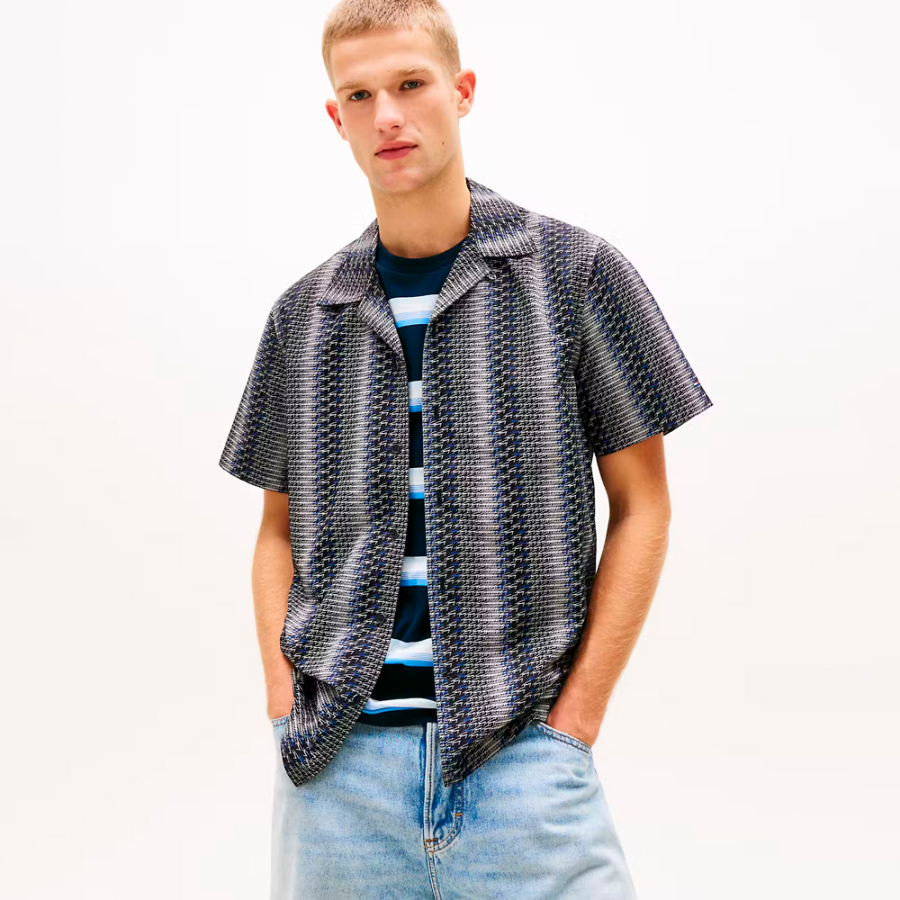 chemise-a-manches-courtes-imprimee chemise-a-manches-courtes-imprimee