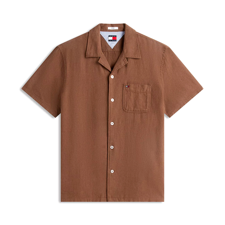 regular-short-sleeved-shirt-in-a-linen-blend