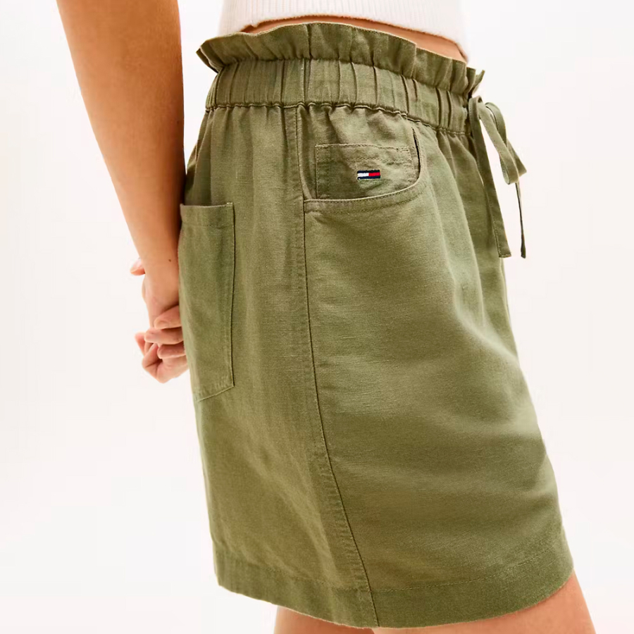 shorts-mit-funf-taschen-aus-leinenmischung