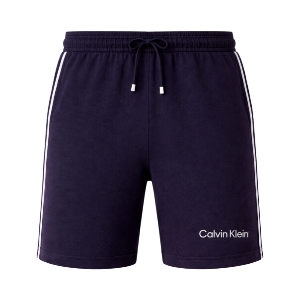 Calvin Klein Pantalons Bleu marine - Short de sport en molleton et mlange de coton - L - Ref 38 €