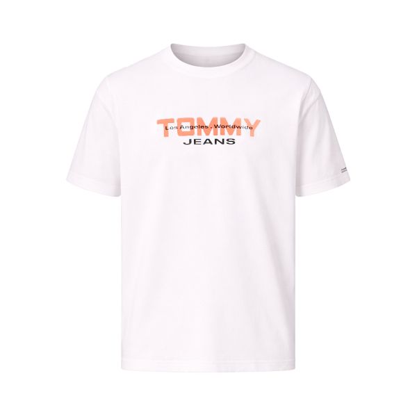 Tommy Hilfiger T-shirts Blanc - T-shirt blocs rguliers - M - Ref 28 €