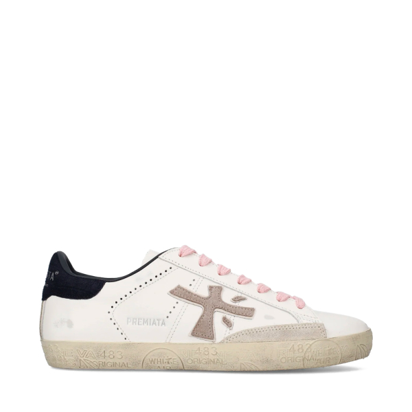 Premiata Baskets Stevend - 41 Blanc- Ref 198 €
