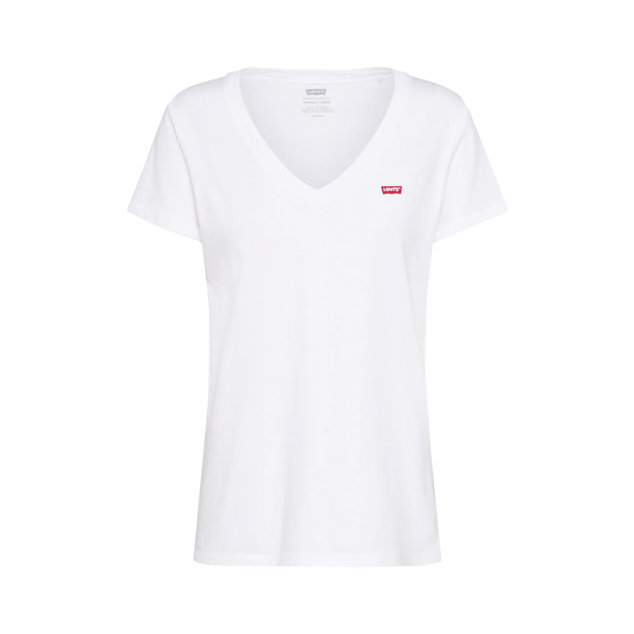 Levis Perfect Vneck Weiß + T-Shirt