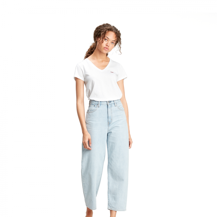 Levis Perfect Vneck Weiß + T-Shirt