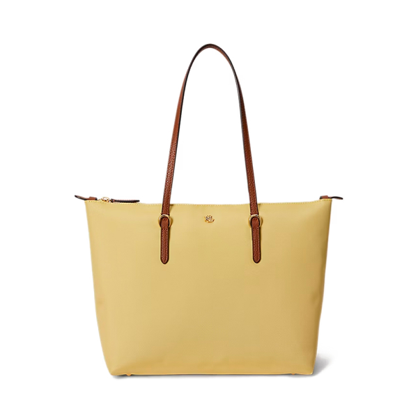 Ralph Lauren Sac cabas Keaton en nylon de taille moyenne - U Jaune- Ref 94 €