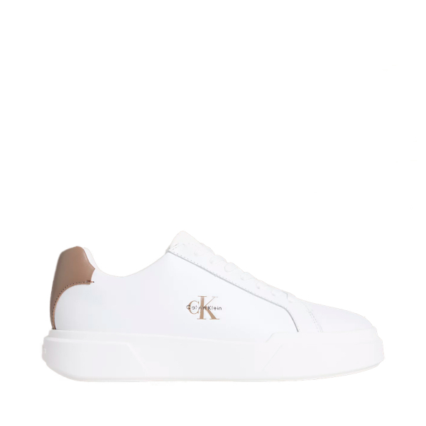 Calvin Klein Baskets en cuir avec logo distinctif - 45 Blanc- Ref 91 €