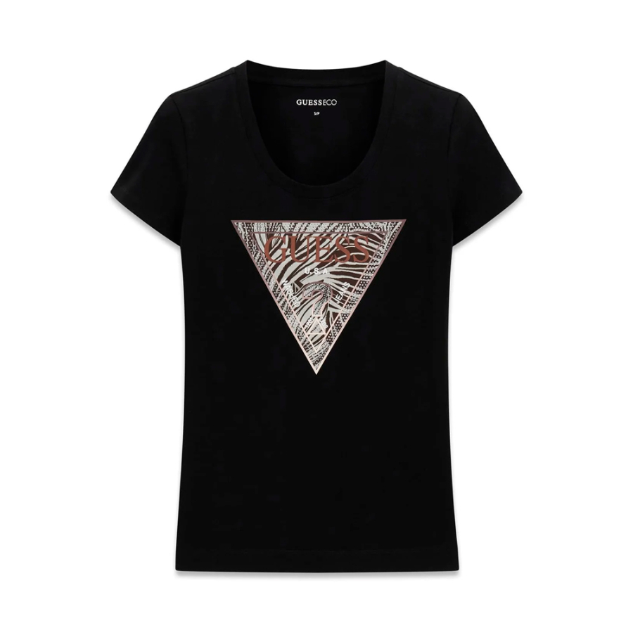 camiseta-con-logo-de-triangulo-estampado-de-cebra