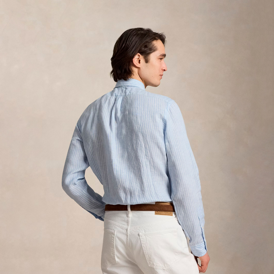 chemise-en-lin-rayee-sur-mesure chemise-en-lin-rayee-sur-mesure
