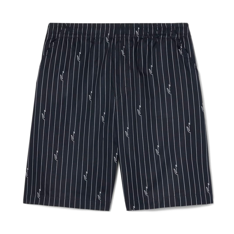 pantalon-corto-de-algodon-de-rayas-con-estampado-de-cocodrilo