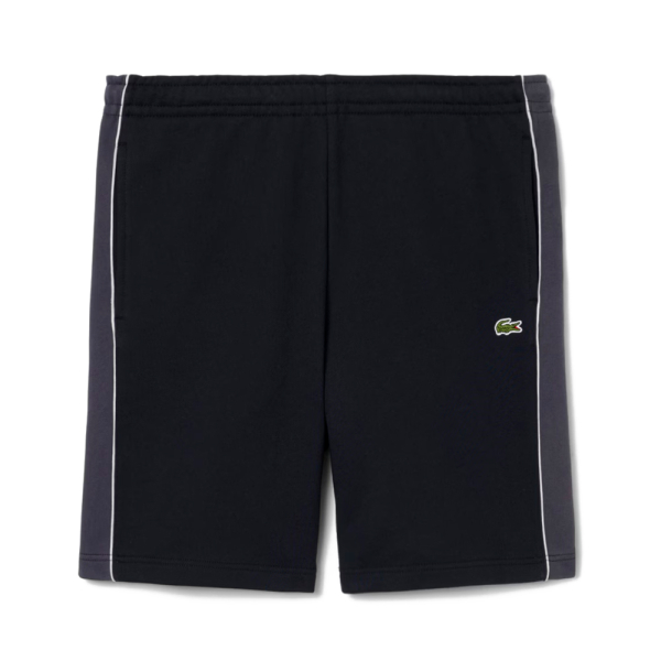 Lacoste Pantalons Noir - Short en polaire coupe classique avec blocs de couleur - S - Ref 60 €