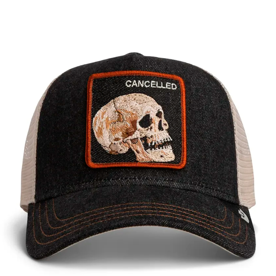 cappello-in-jeans-scuro-con-teschio