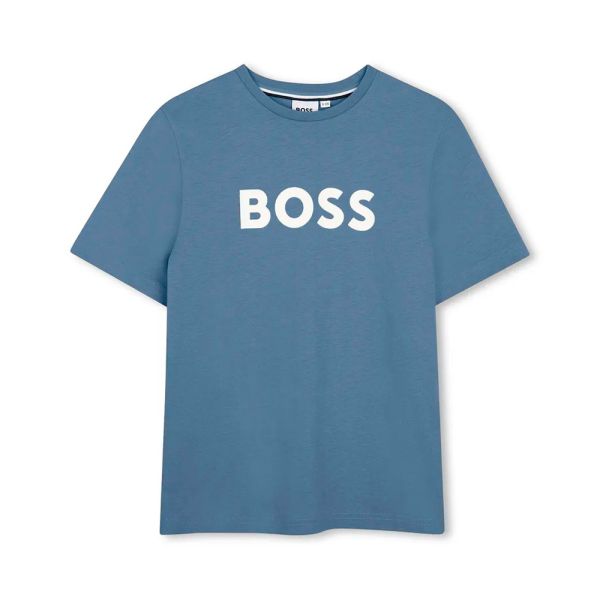 Boss T-shirts et tops Bleu - T-shirt enfant J5271121C - 16 - Ref 36 €