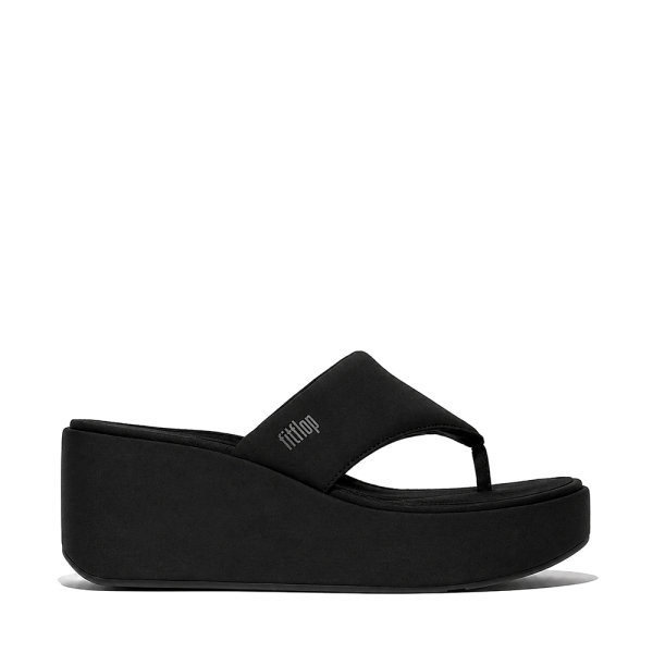 Fitflop sandales compenses plateforme - 39 Noir- Ref 56 €