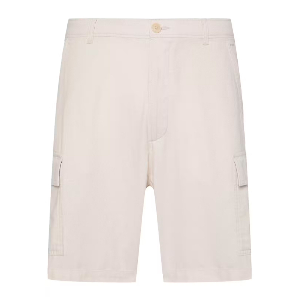 Calvin Klein Pantalons Crme - shorts cargo en lin et coton - 32 - Ref 70 €