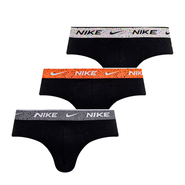 Nike Underwear Sous-vtements Noir - Lot de 3 slips en coton stretch NQ00KE1283 - XL - Ref 27 €