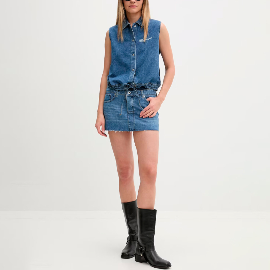 klj-denim-tie-shirt-b2w11024 klj-denim-tie-shirt-b2w11024