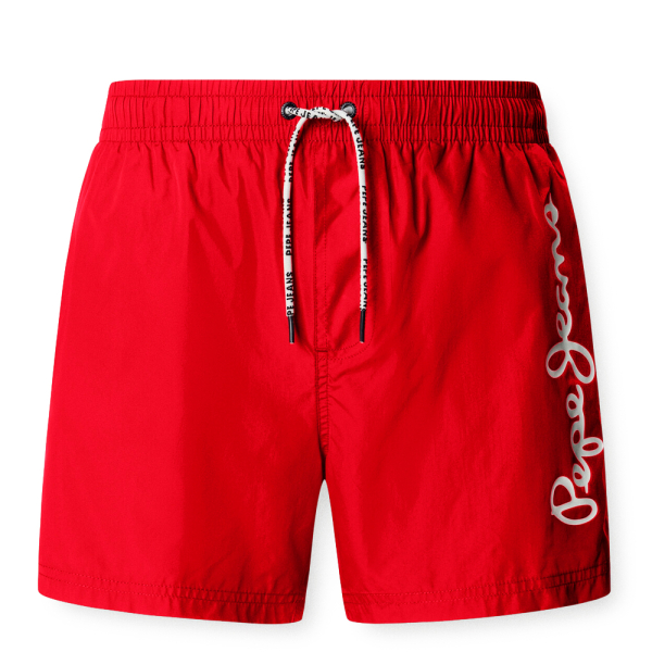 Pepe Jeans Vtements de bain Rouge - Short de bain Bermuda avec logo imprim - XL - Ref 37 €