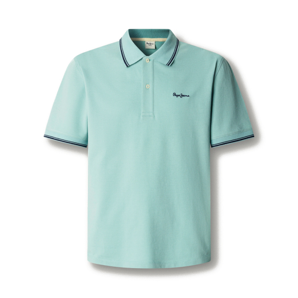 Pepe Jeans Polos Bleu - polo piqu coupe classique - L - Ref 53 €