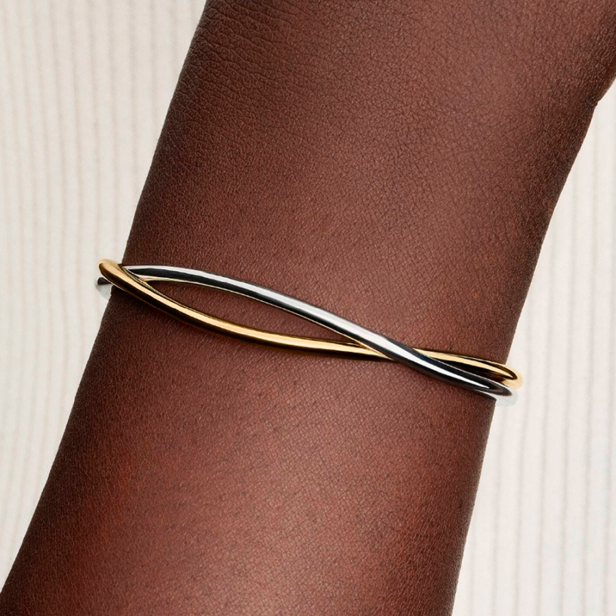 pulsera-rigida-entrelazada-en-dos-tonos-564656c00 pulsera-rigida-entrelazada-en-dos-tonos-564656c00