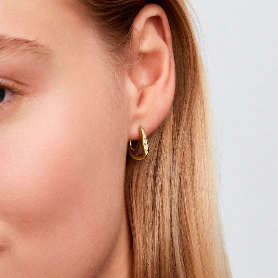 organic-shape-hoop-earrings-with-set-gems-264663c01 organic-shape-hoop-earrings-with-set-gems-264663c01