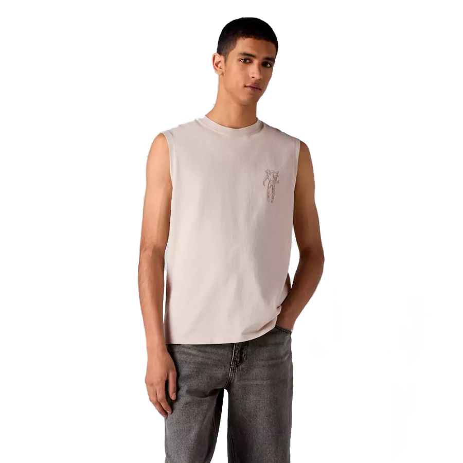 t-shirt-senza-maniche-con-stampa-grafica-a-tema-muscoli t-shirt-senza-maniche-con-stampa-grafica-a-tema-muscoli