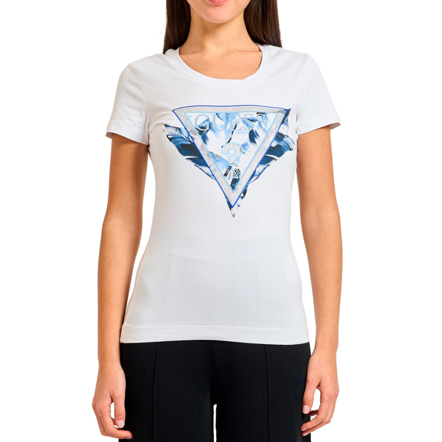 t-shirt-a-motif-triangle-de-plumes t-shirt-a-motif-triangle-de-plumes