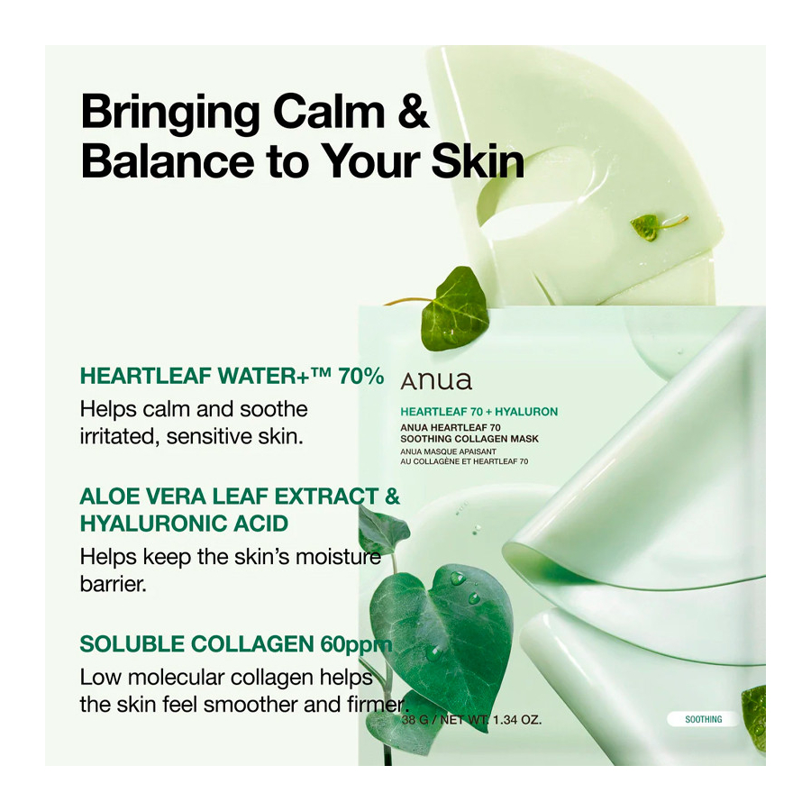 heartleaf-70-soothing-collagen-mask-opakowanie-4-szt-lagodzaca-i-ujedrniajaca-maska-do-twarzy heartleaf-70-soothing-collagen-mask-opakowanie-4-szt-lagodzaca-i-ujedrniajaca-maska-do-twarzy
