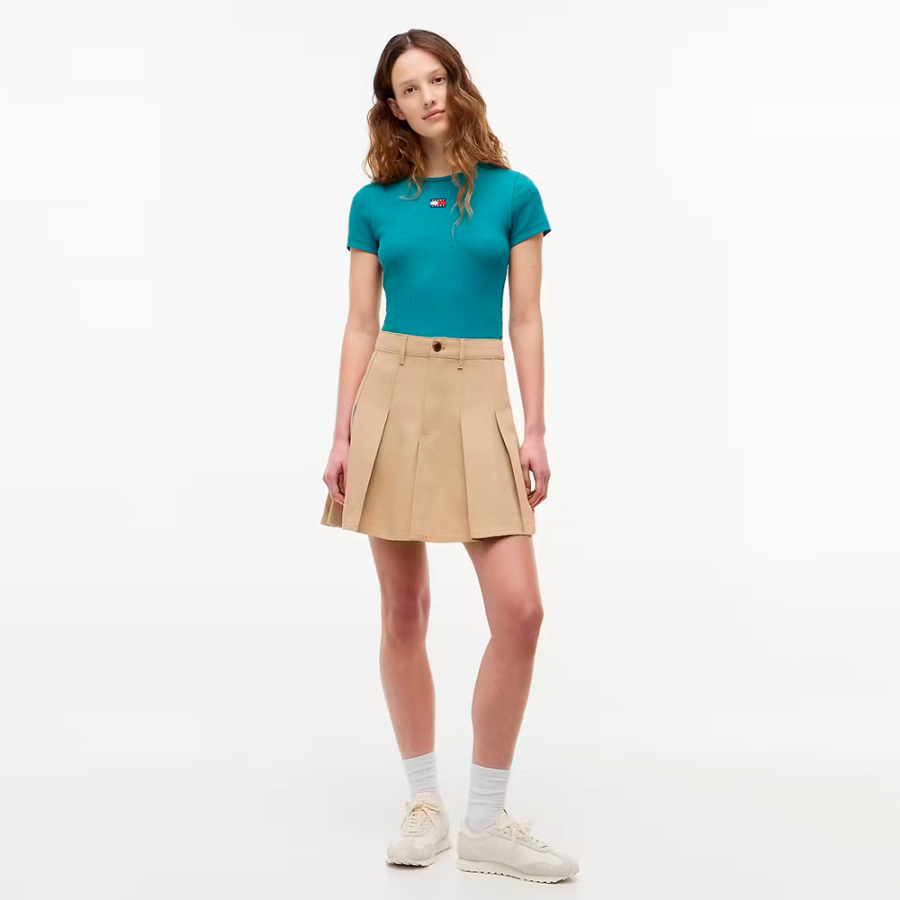 slim-badge-rib-t-shirt slim-badge-rib-t-shirt