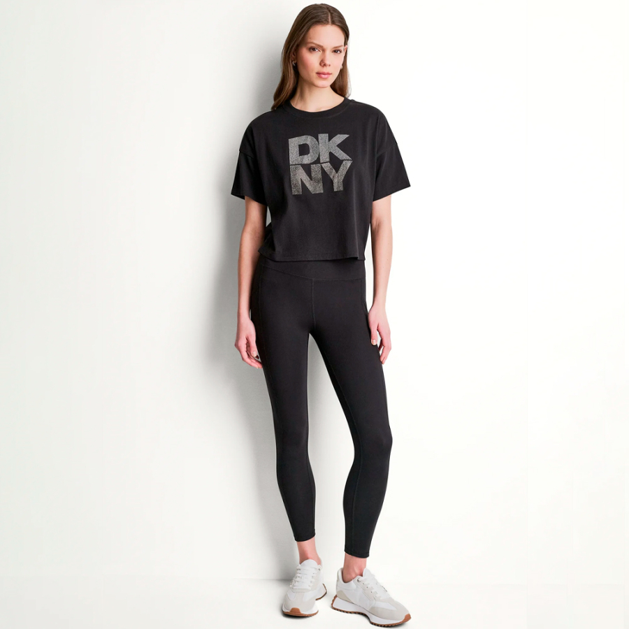 t-shirt-con-logo-a-strass-ombra t-shirt-con-logo-a-strass-ombra
