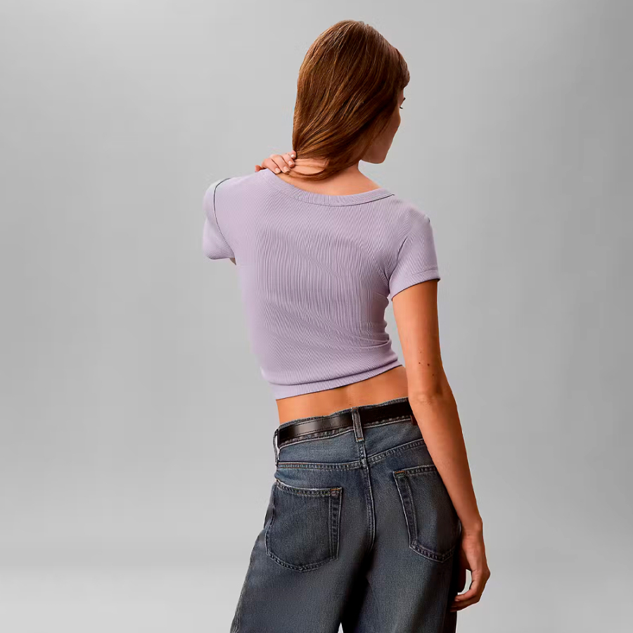 camiseta-de-bebe-de-canale-con-logo-tejido camiseta-de-bebe-de-canale-con-logo-tejido
