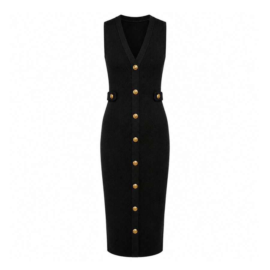 vestido-midi-de-punto-elastico
