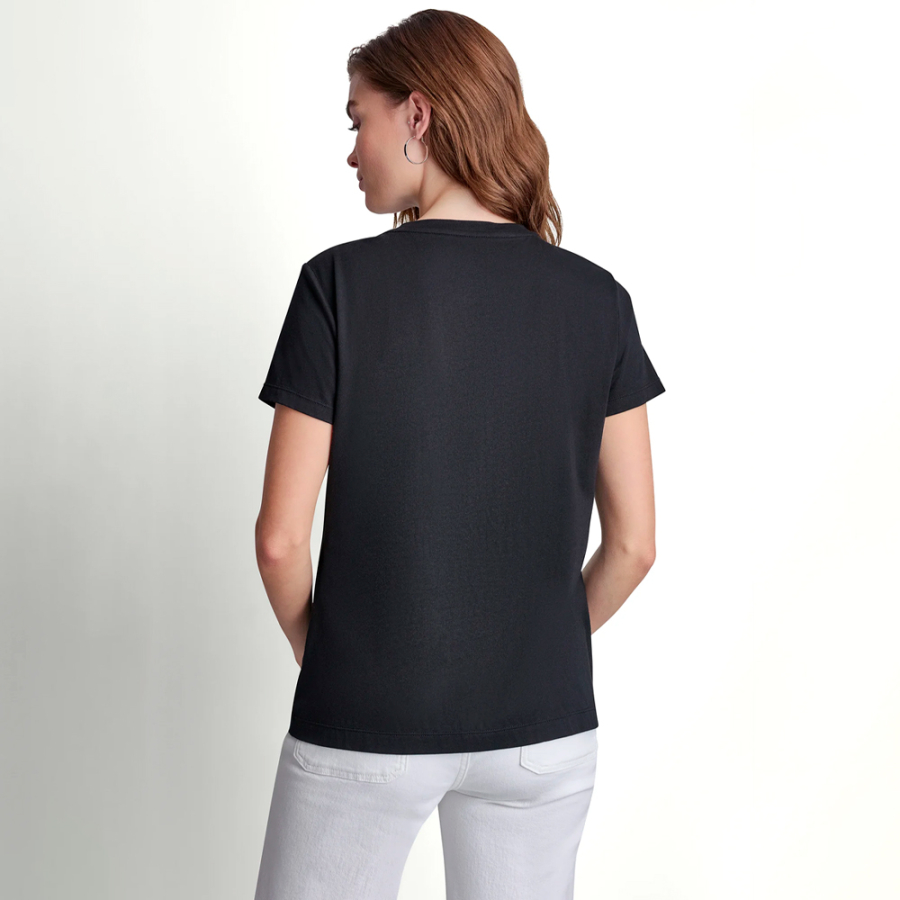 t-shirt-con-logo-a-forma-di-mela-e-strass
