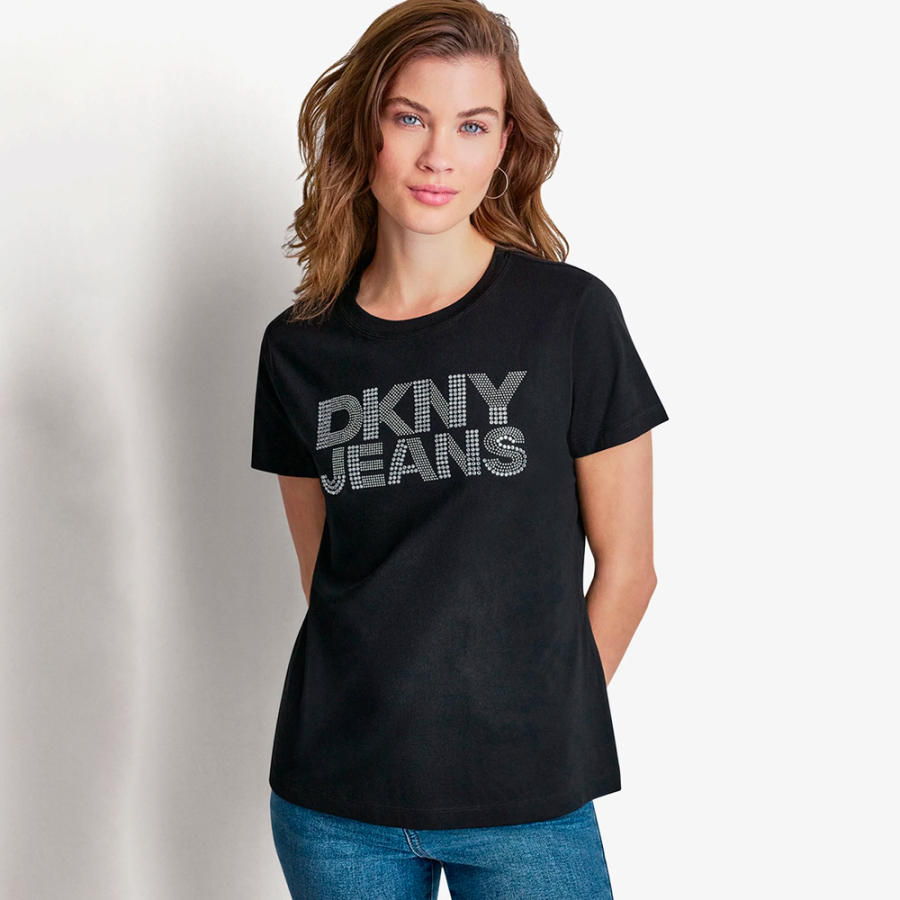t-shirt-con-jeans-tempestati-di-strass t-shirt-con-jeans-tempestati-di-strass
