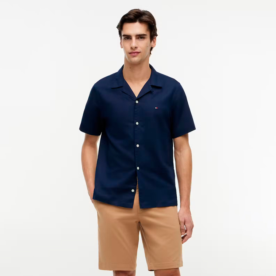 camisa-linen-blend-solid