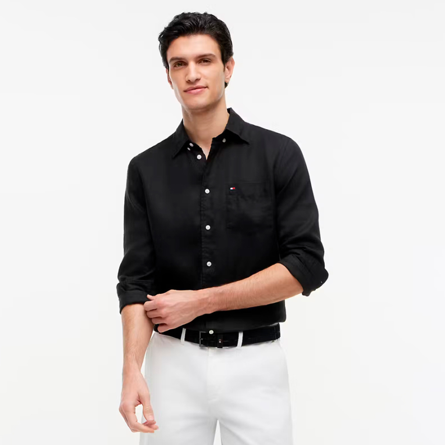 camisa-de-corte-regular-en-puro-lino-lavado camisa-de-corte-regular-en-puro-lino-lavado