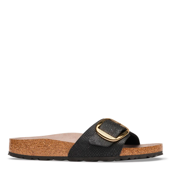 Birkenstock Sandale Madrid grande boucle et coupe troite - 38 Noir- Ref 110 €