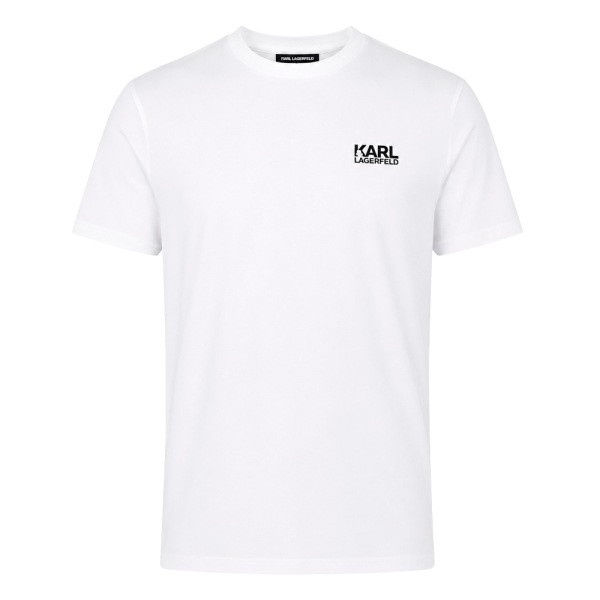 Karl Lagerfeld T-shirts Blanc - T-shirt col rond 755781 563235 - M - Ref 53 €