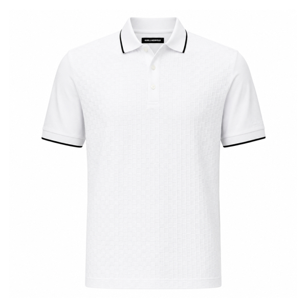 Karl Lagerfeld Polos Blanc - POLO KL 745007 563203 - L - Ref 143 €