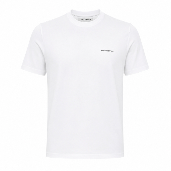 Karl Lagerfeld T-shirts Blanc - T-SHIRT COL ROND KL 755042 563221 - XL - Ref 98 €