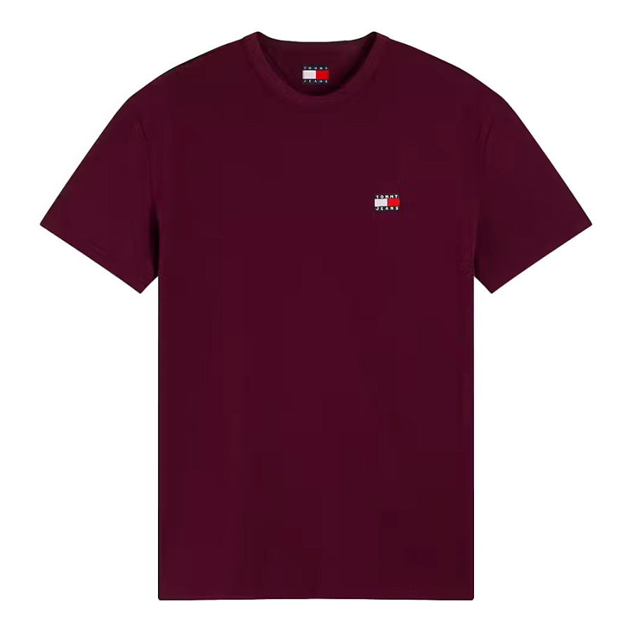 camiseta-de-cuello-redondo-con-parche-tonal camiseta-de-cuello-redondo-con-parche-tonal