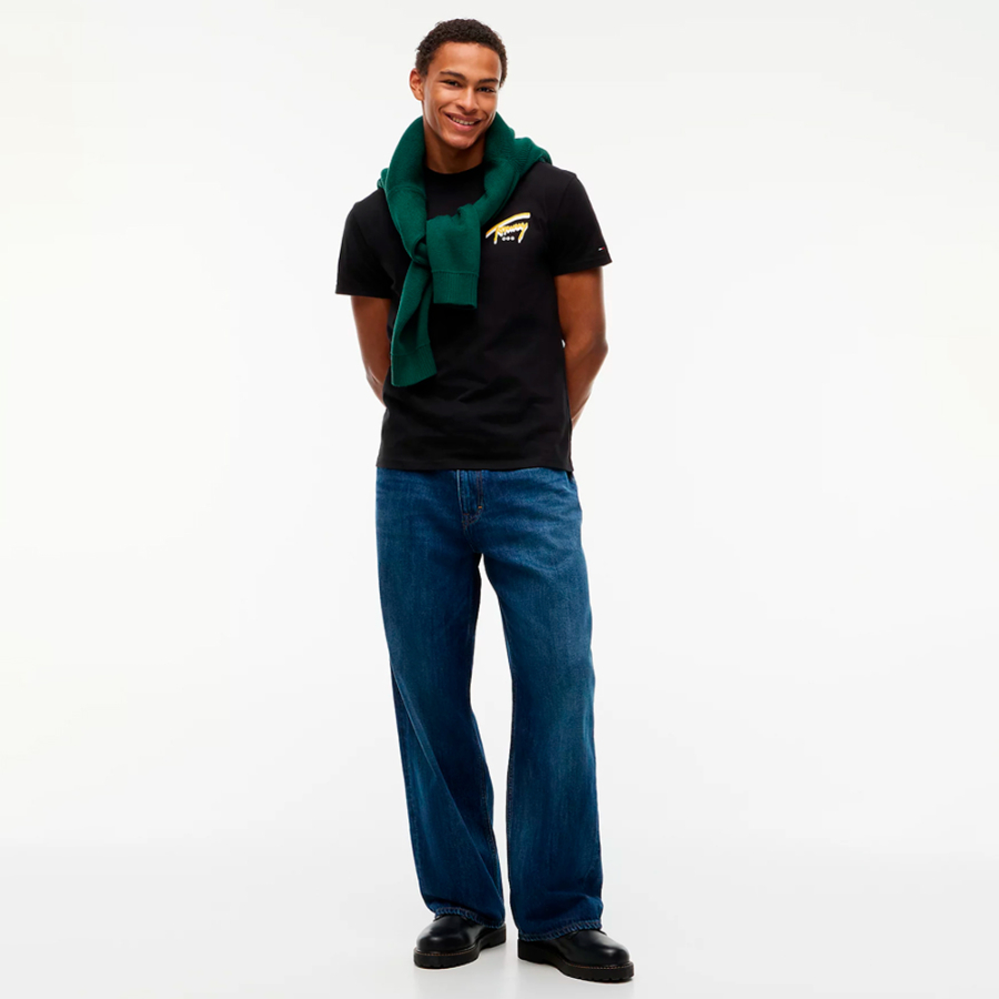 camiseta-de-punto-con-logo-trasero camiseta-de-punto-con-logo-trasero