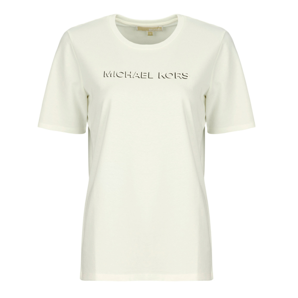 Michael Kors T-shirts hauts et polos Crme - T-shirt logo MK MT6528597J - XS - Ref 68 €