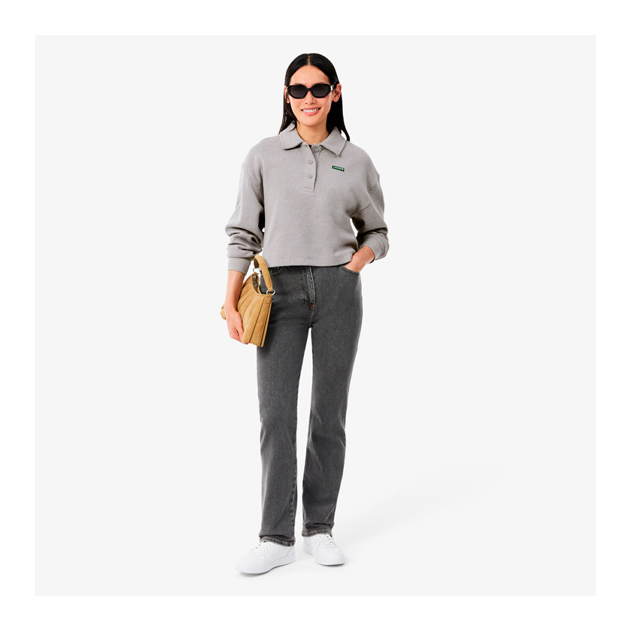 sudadera-oversize-de-cuello-de-polo-de-canale sudadera-oversize-de-cuello-de-polo-de-canale