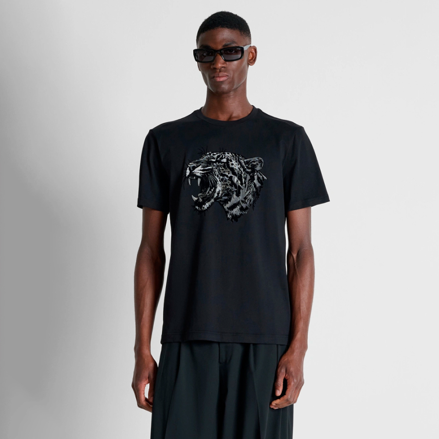 regular-fit-flock-print-t-shirt regular-fit-flock-print-t-shirt