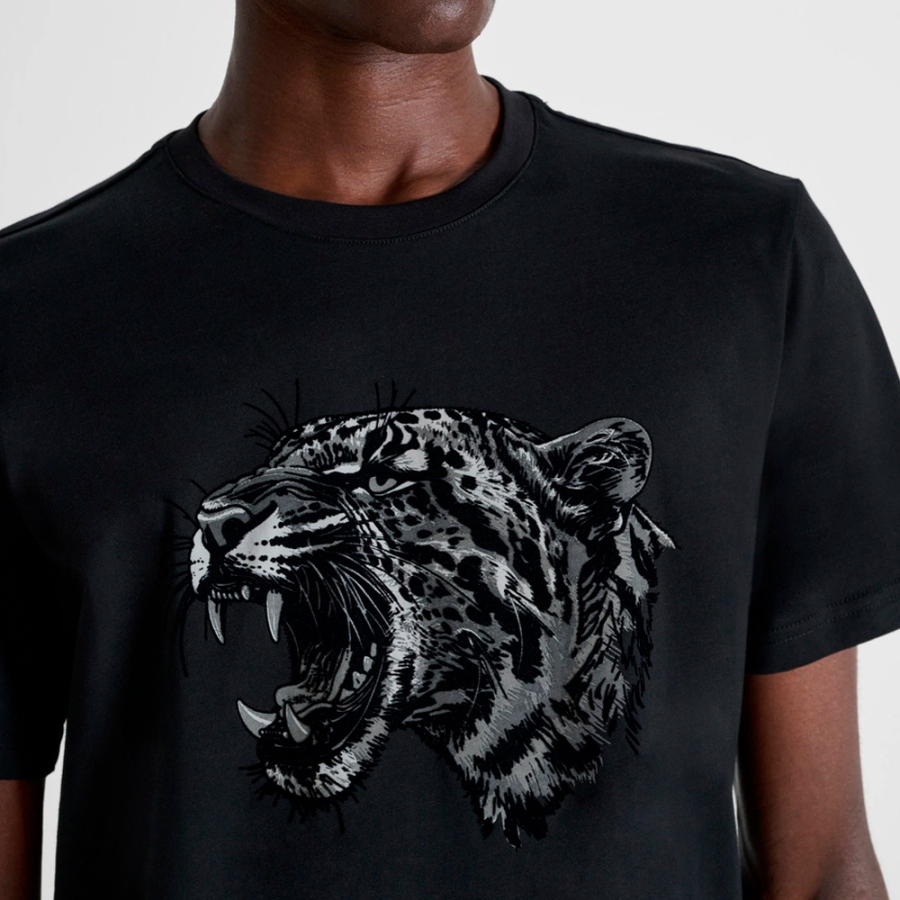 regular-fit-flock-print-t-shirt regular-fit-flock-print-t-shirt
