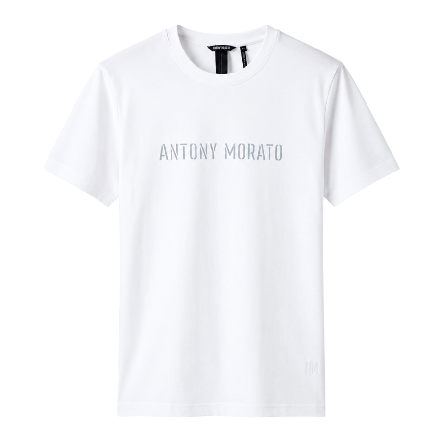 regular-fit-t-shirt-with-matte-silver-logo regular-fit-t-shirt-with-matte-silver-logo