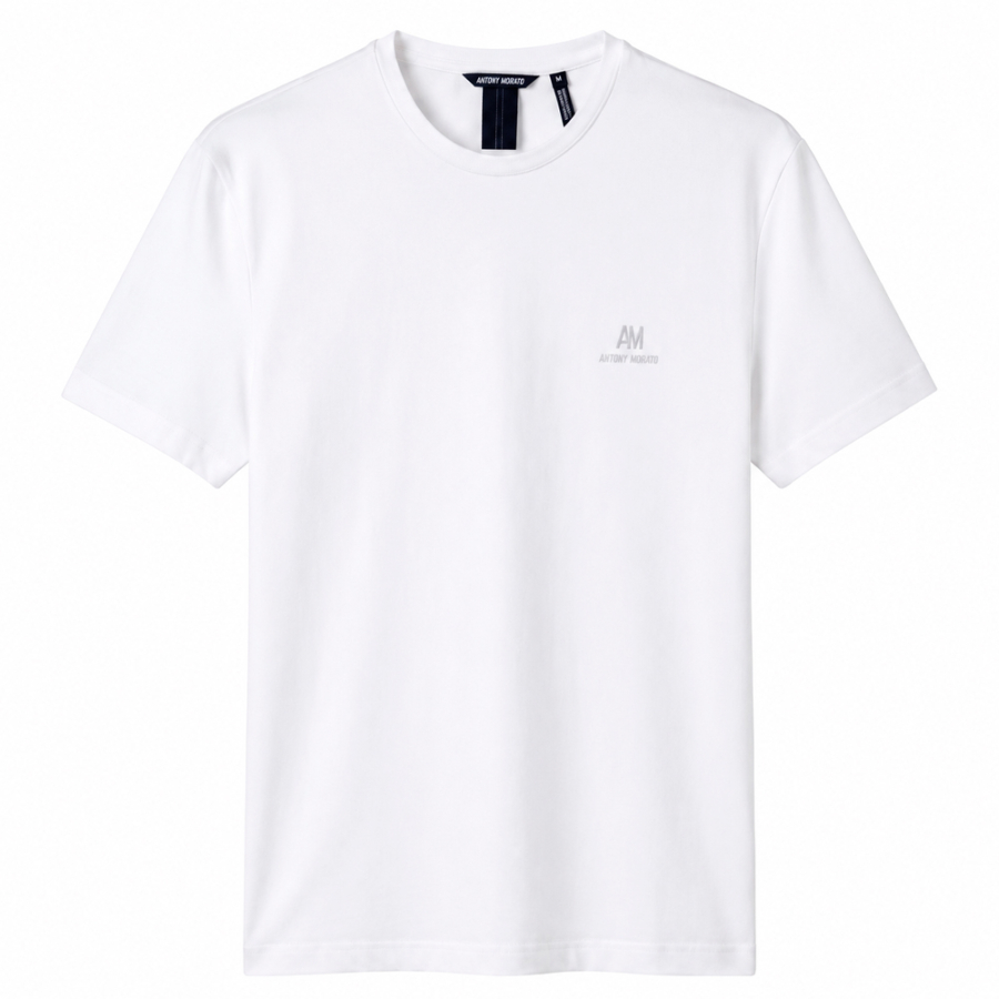 super-slim-fit-t-shirt-with-reflective-logo super-slim-fit-t-shirt-with-reflective-logo