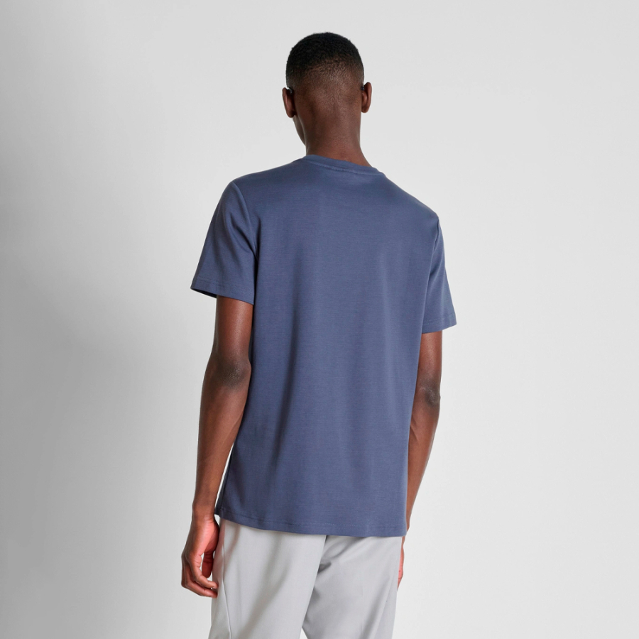 regular-fit-t-shirt-with-matte-silver-logo regular-fit-t-shirt-with-matte-silver-logo
