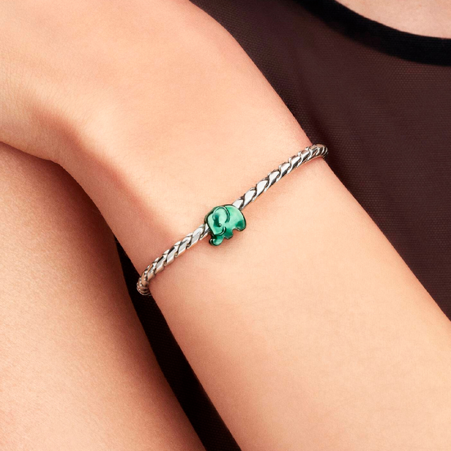 mini-breloque-elephant-vert-794901c01 mini-breloque-elephant-vert-794901c01